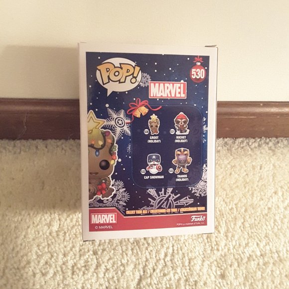 Holiday Groot Marvel Funko 530 NIB - Picture 3 of 6